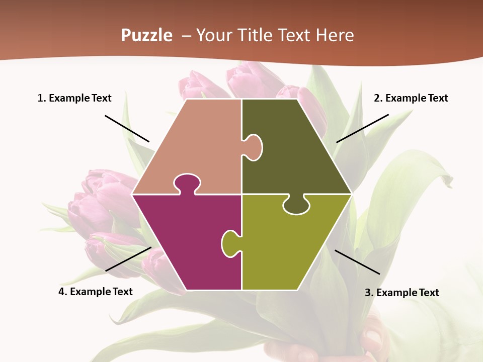 Floral Isolated Congratulations PowerPoint Template