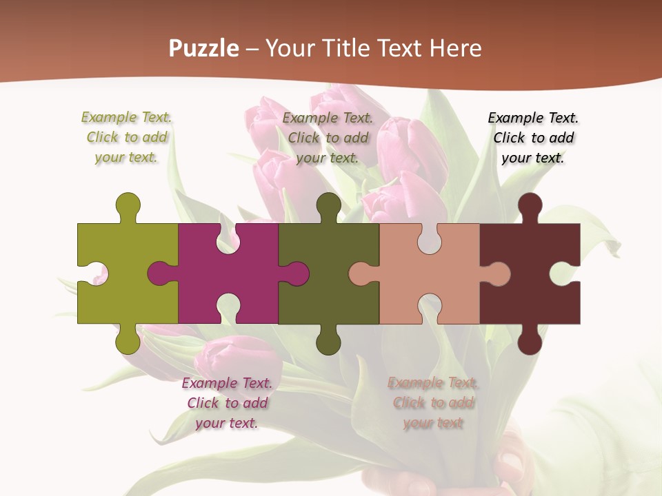 Floral Isolated Congratulations PowerPoint Template