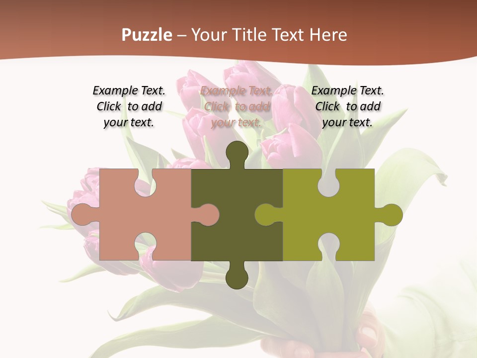 Floral Isolated Congratulations PowerPoint Template