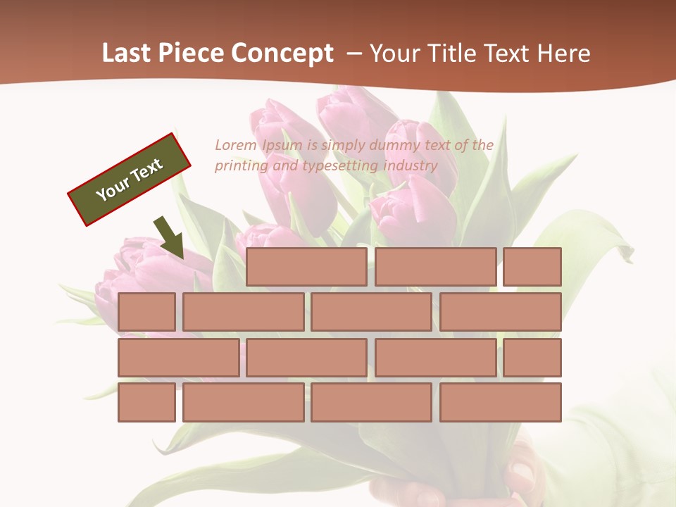 Floral Isolated Congratulations PowerPoint Template