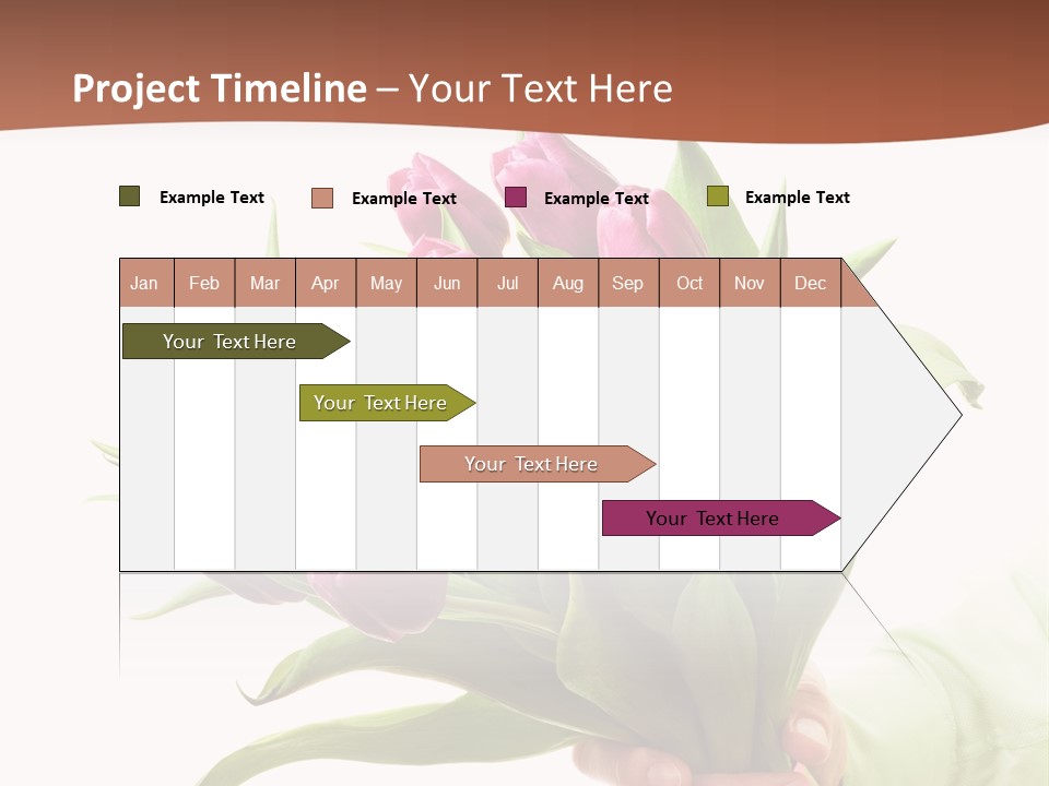 Floral Isolated Congratulations PowerPoint Template