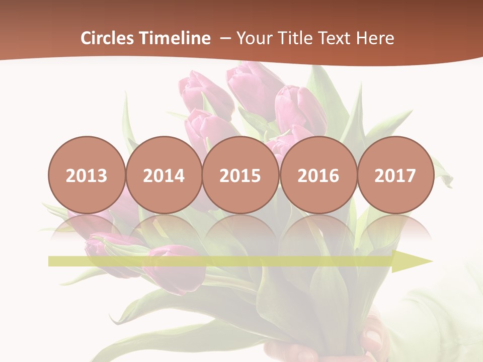 Floral Isolated Congratulations PowerPoint Template