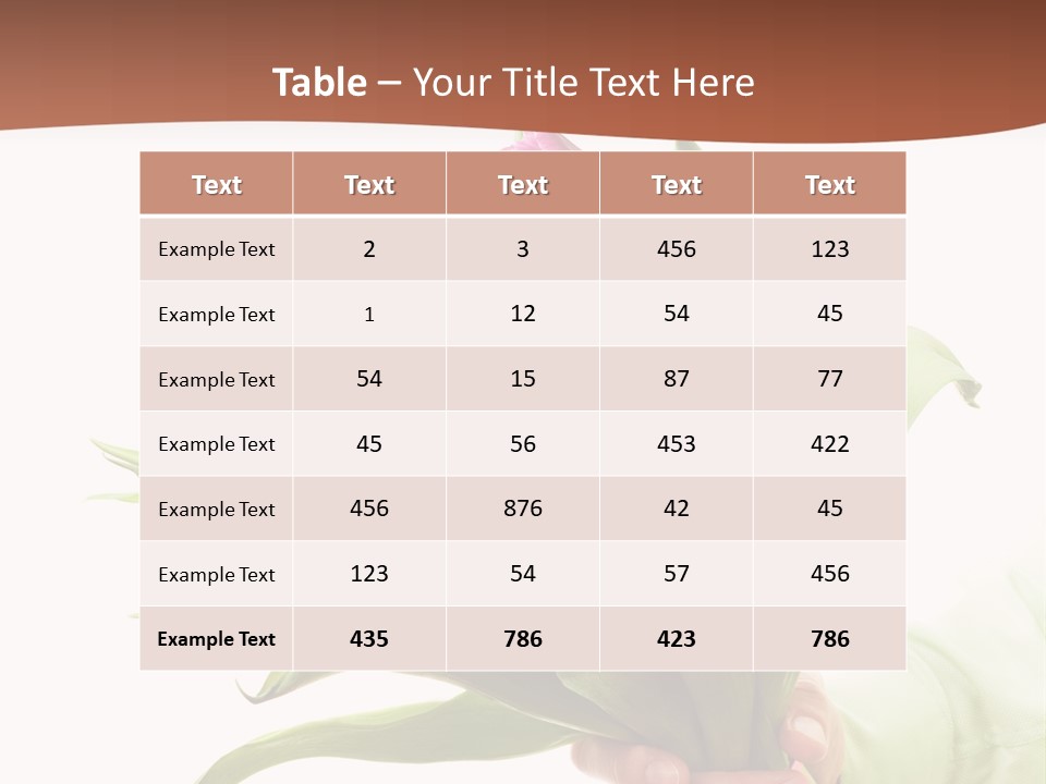 Floral Isolated Congratulations PowerPoint Template