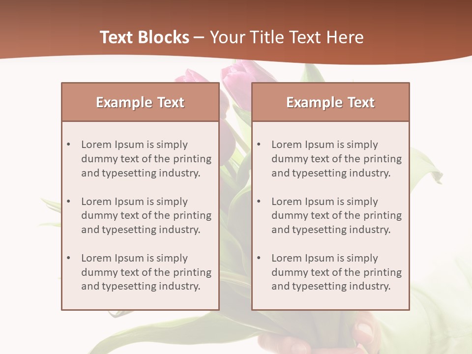 Floral Isolated Congratulations PowerPoint Template