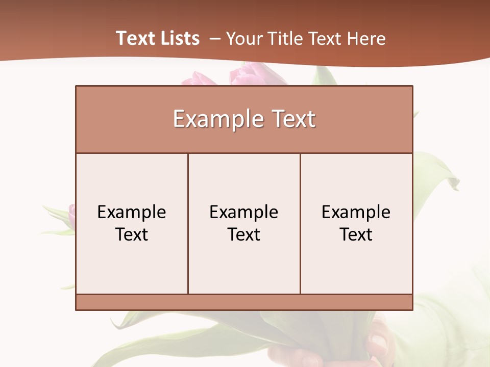 Floral Isolated Congratulations PowerPoint Template