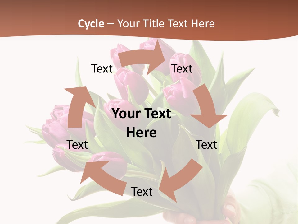 Floral Isolated Congratulations PowerPoint Template