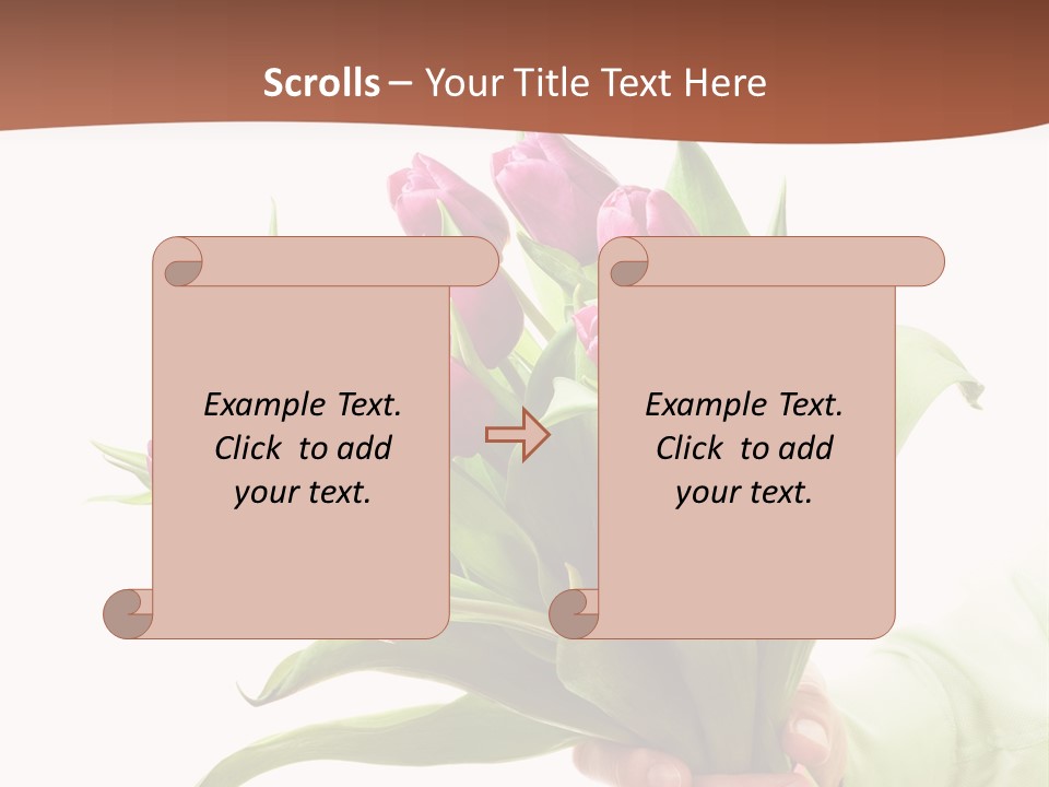 Floral Isolated Congratulations PowerPoint Template