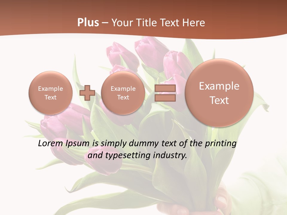 Floral Isolated Congratulations PowerPoint Template