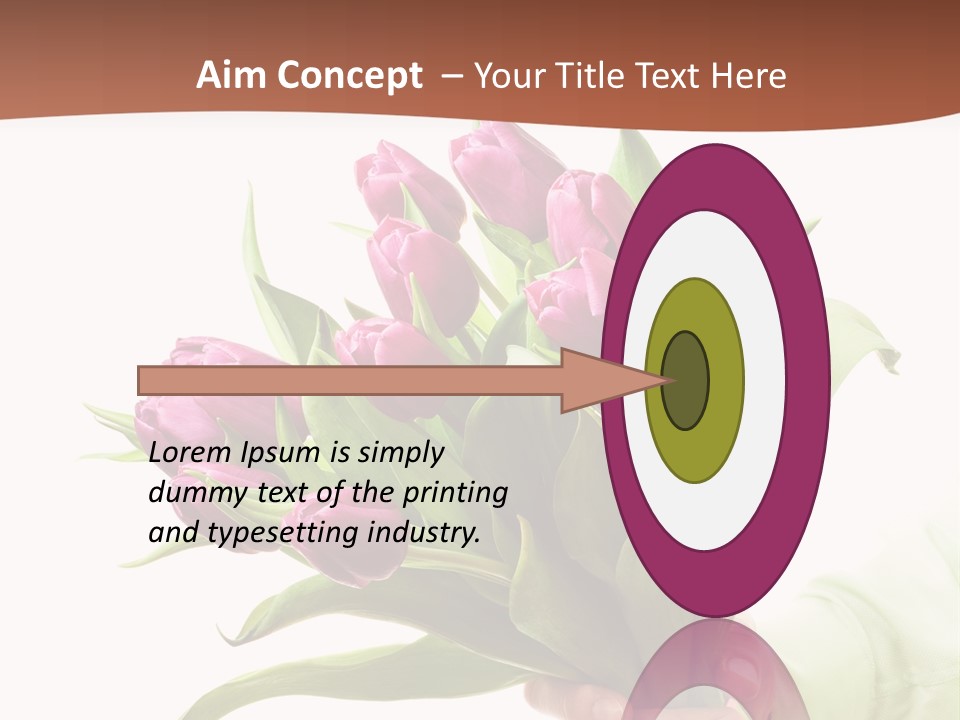 Floral Isolated Congratulations PowerPoint Template