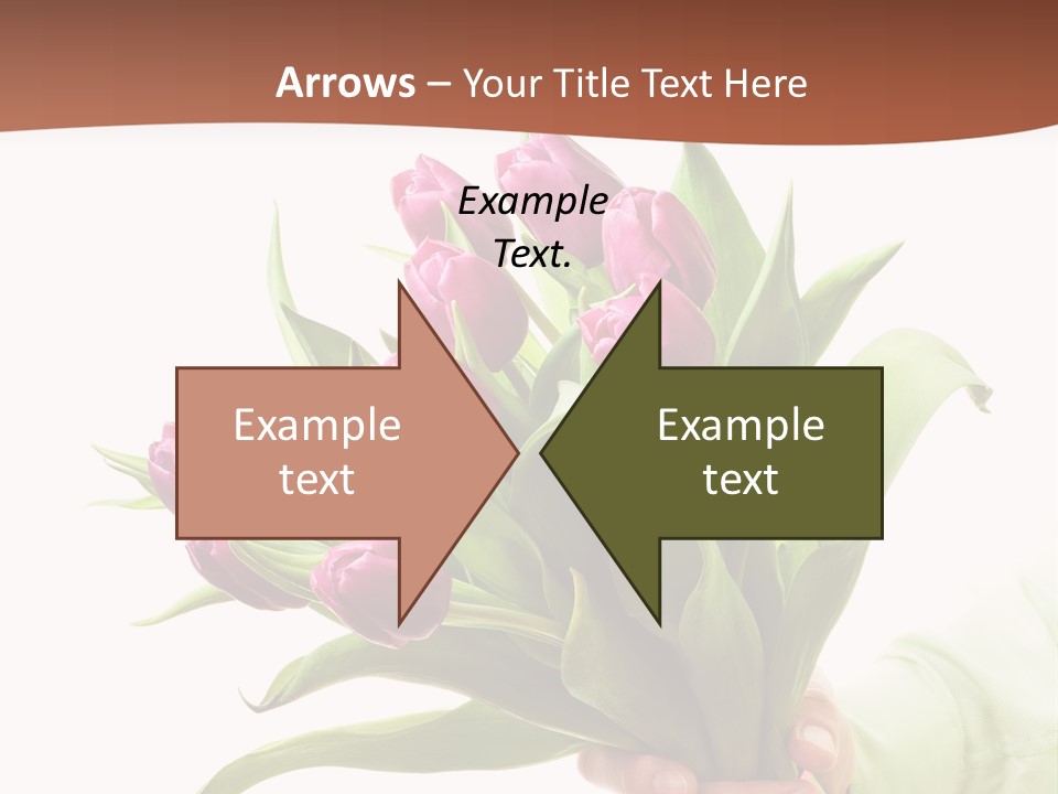 Floral Isolated Congratulations PowerPoint Template