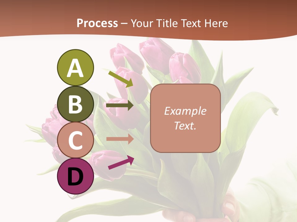 Floral Isolated Congratulations PowerPoint Template