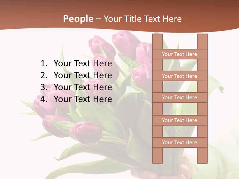 Floral Isolated Congratulations PowerPoint Template