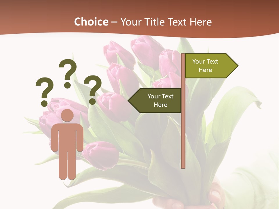 Floral Isolated Congratulations PowerPoint Template