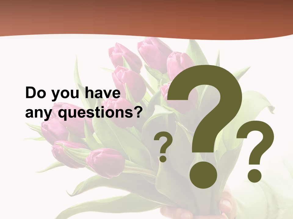 Floral Isolated Congratulations PowerPoint Template