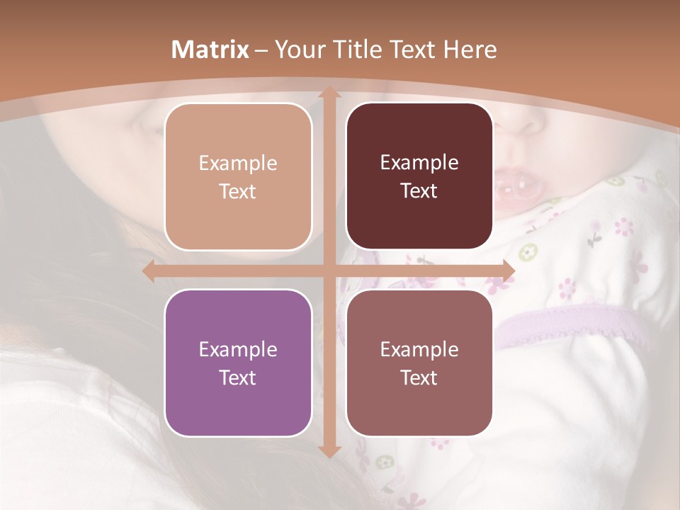 Mother Two Family PowerPoint Template