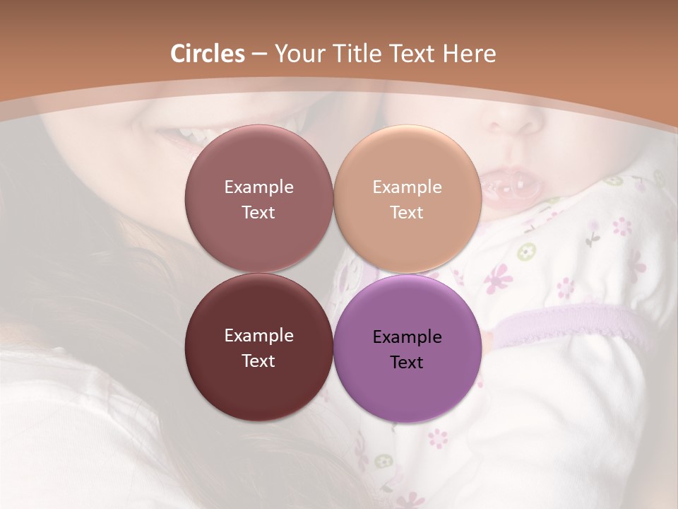 Mother Two Family PowerPoint Template