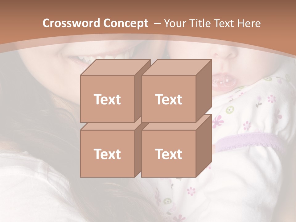 Mother Two Family PowerPoint Template