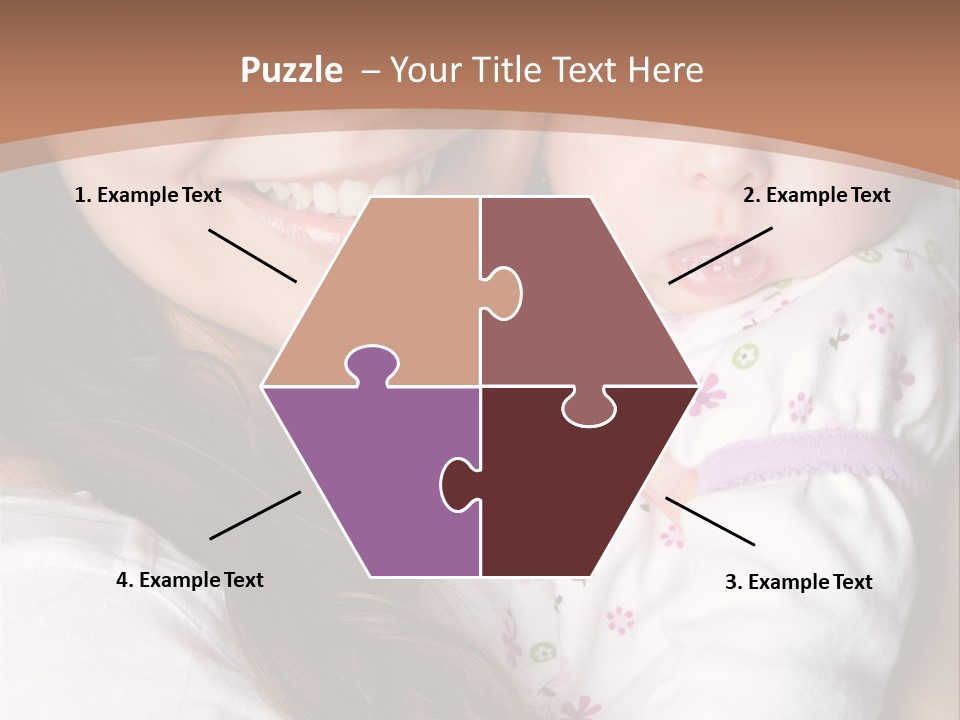 Mother Two Family PowerPoint Template