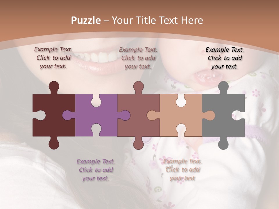 Mother Two Family PowerPoint Template