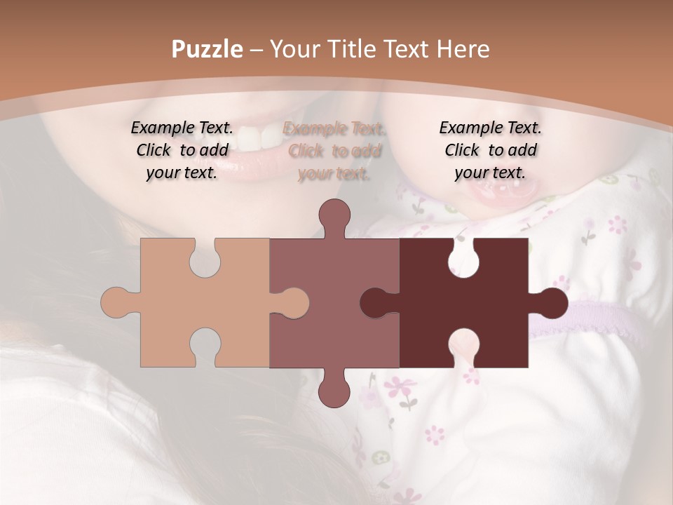 Mother Two Family PowerPoint Template