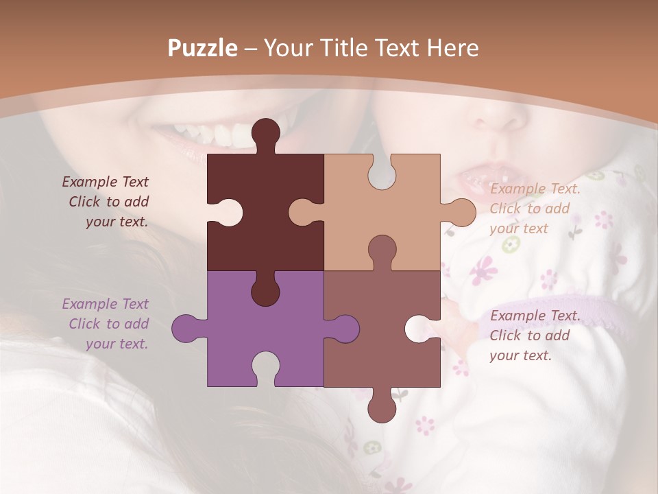 Mother Two Family PowerPoint Template