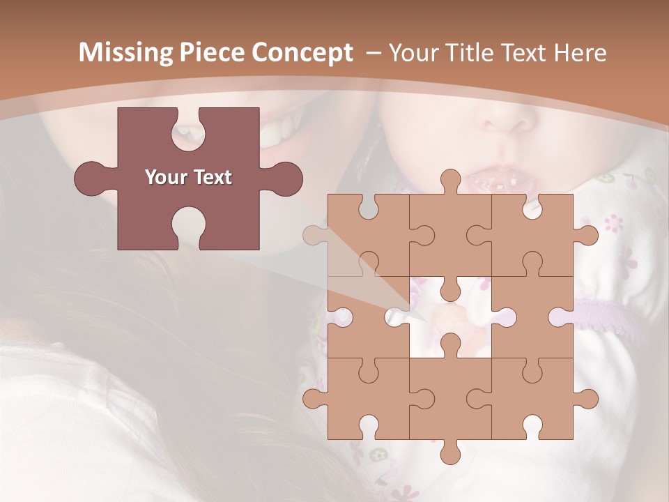 Mother Two Family PowerPoint Template