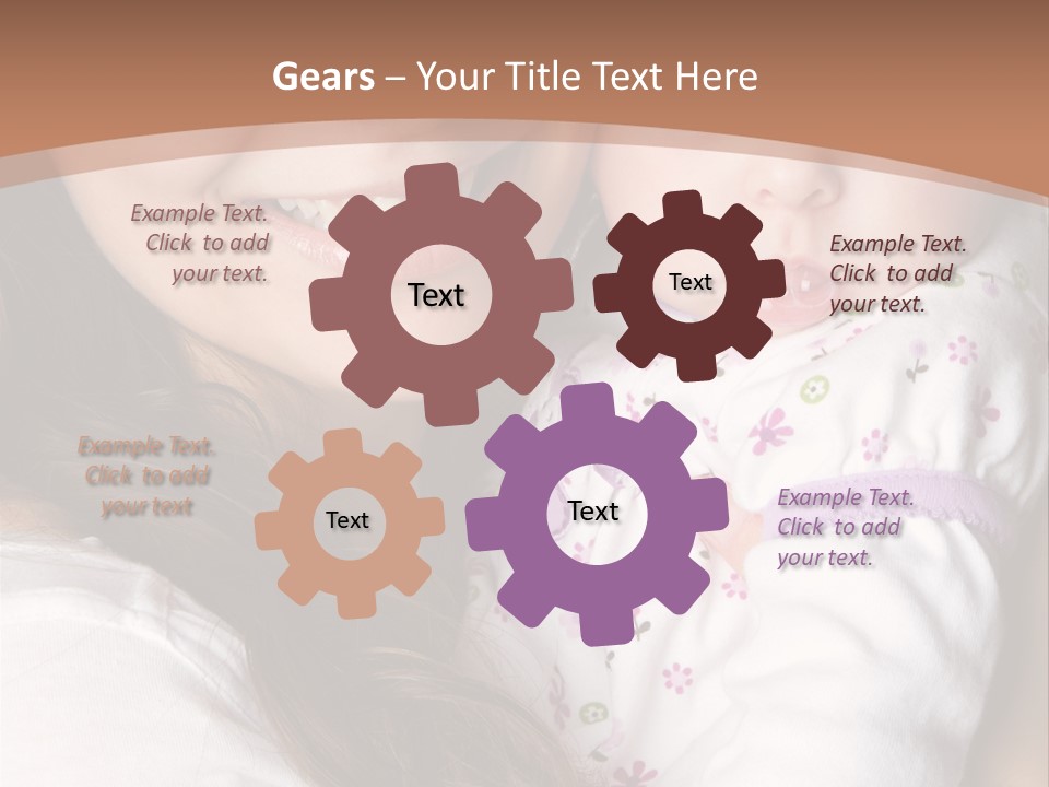 Mother Two Family PowerPoint Template