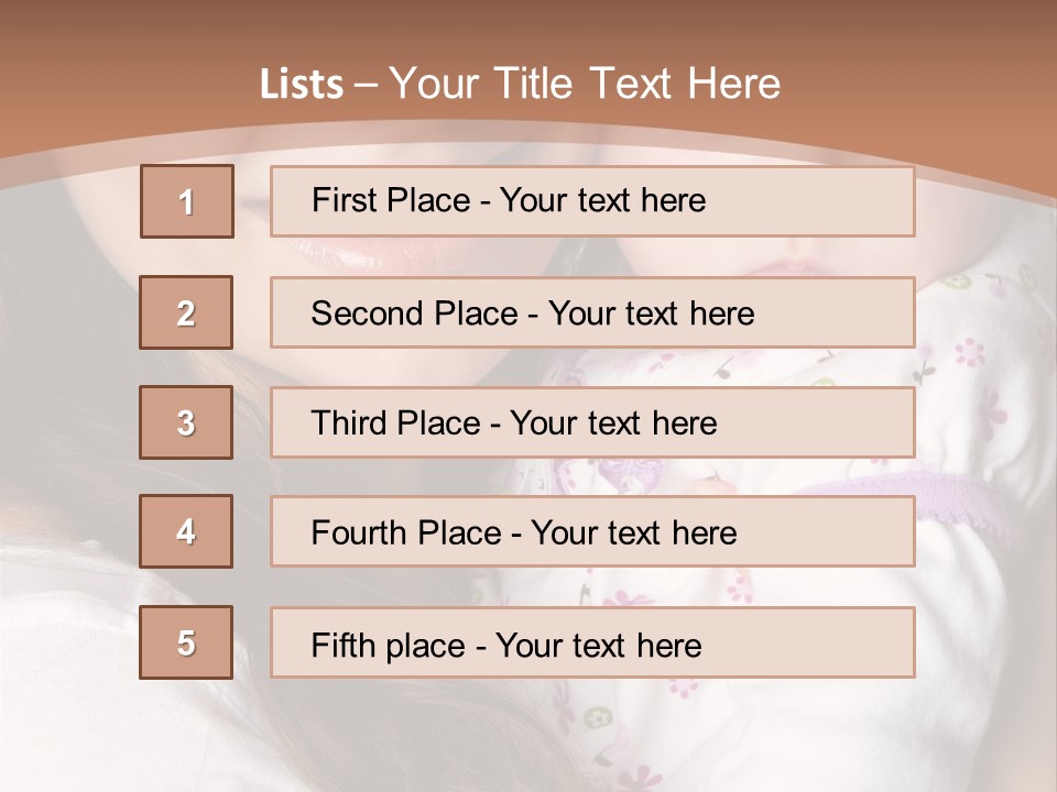 Mother Two Family PowerPoint Template