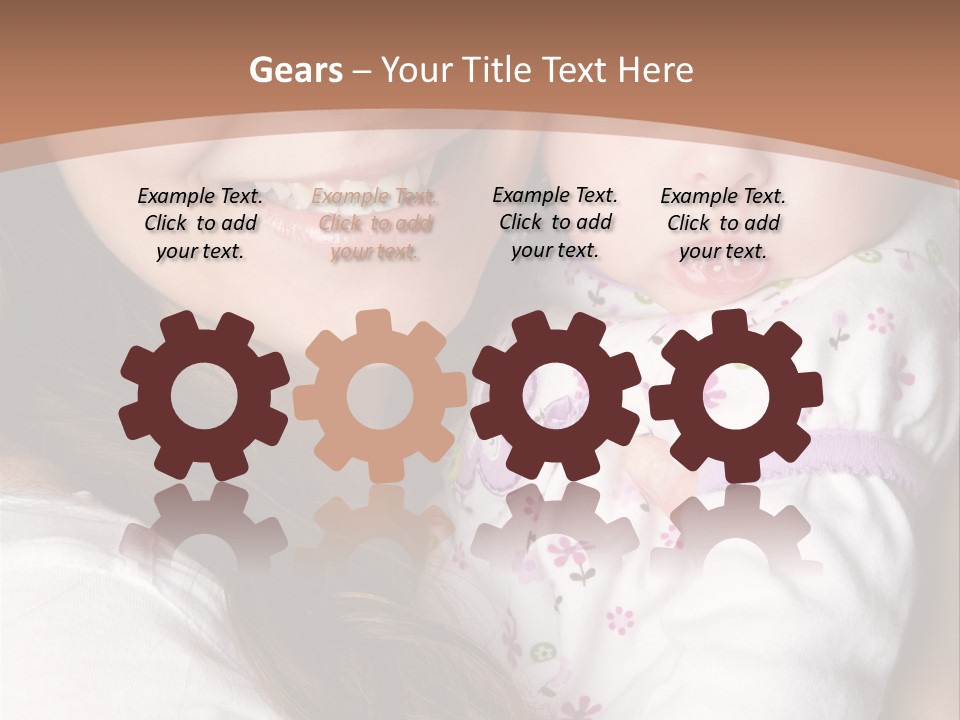 Mother Two Family PowerPoint Template