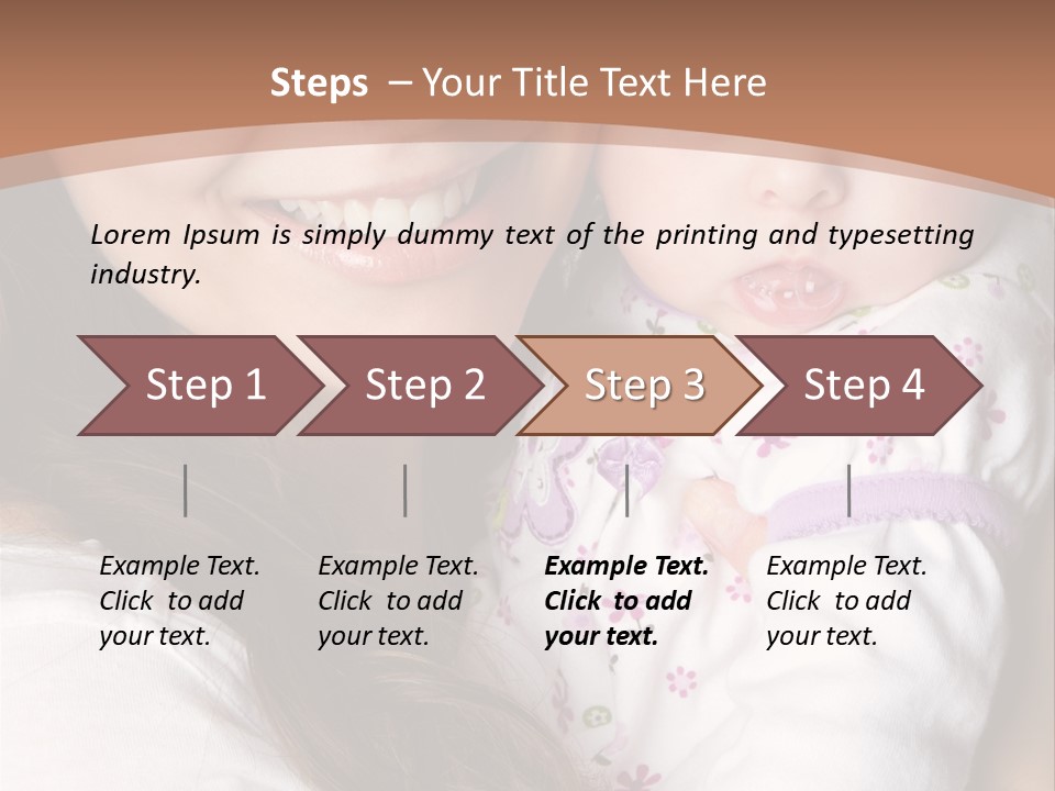 Mother Two Family PowerPoint Template