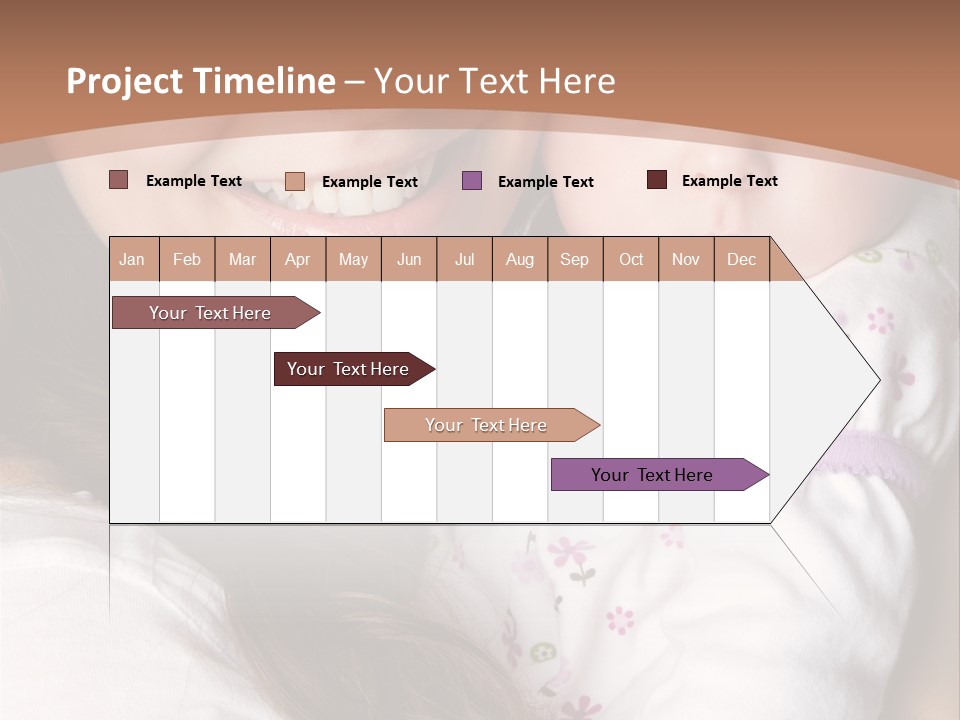 Mother Two Family PowerPoint Template
