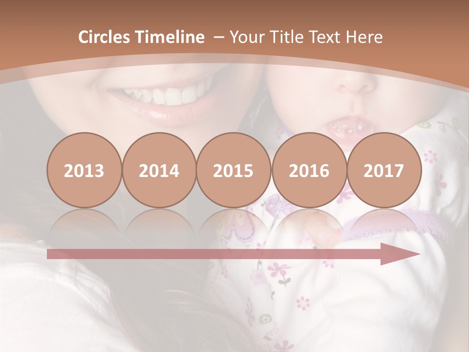 Mother Two Family PowerPoint Template