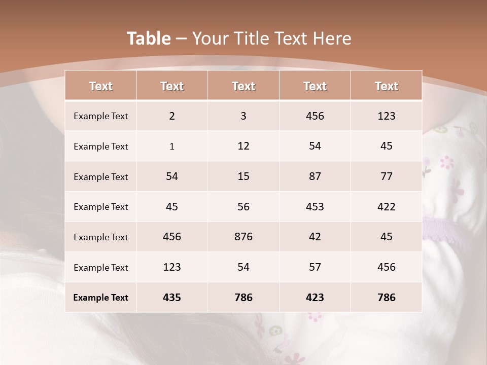 Mother Two Family PowerPoint Template