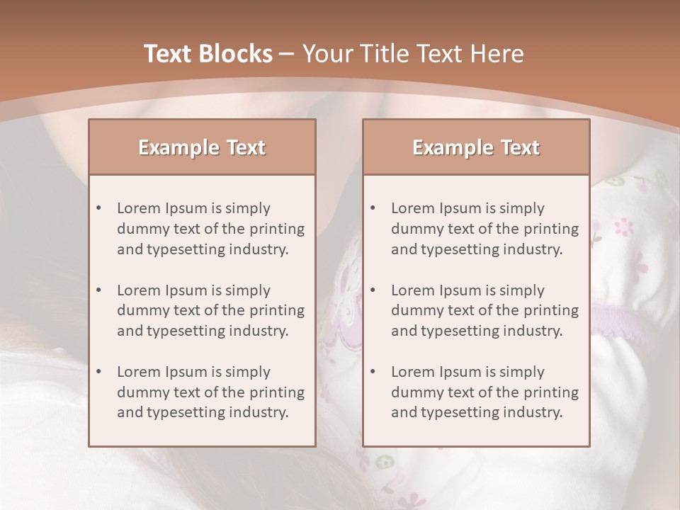 Mother Two Family PowerPoint Template