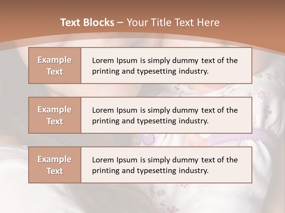 Mother Two Family PowerPoint Template