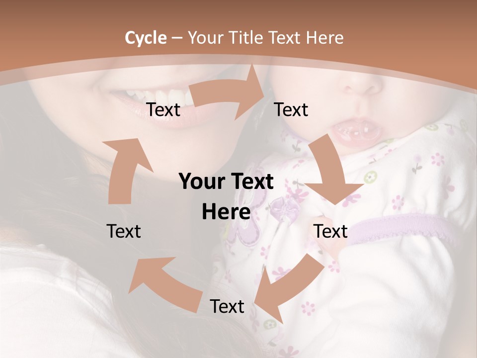 Mother Two Family PowerPoint Template