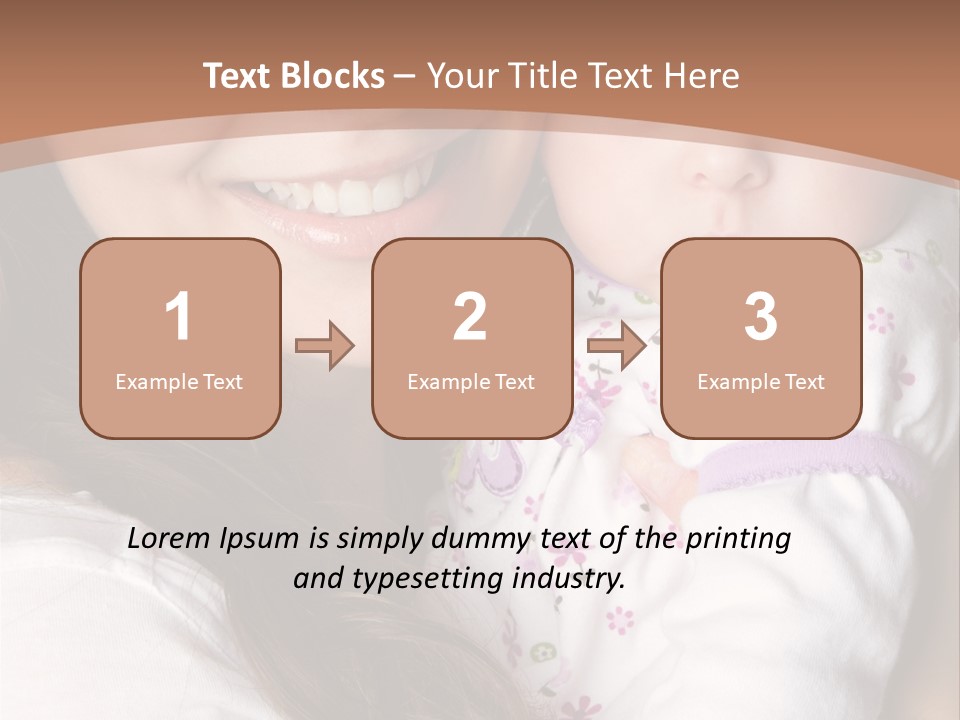 Mother Two Family PowerPoint Template