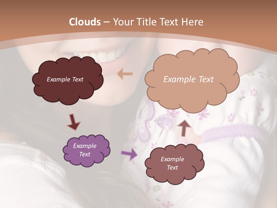 Mother Two Family PowerPoint Template