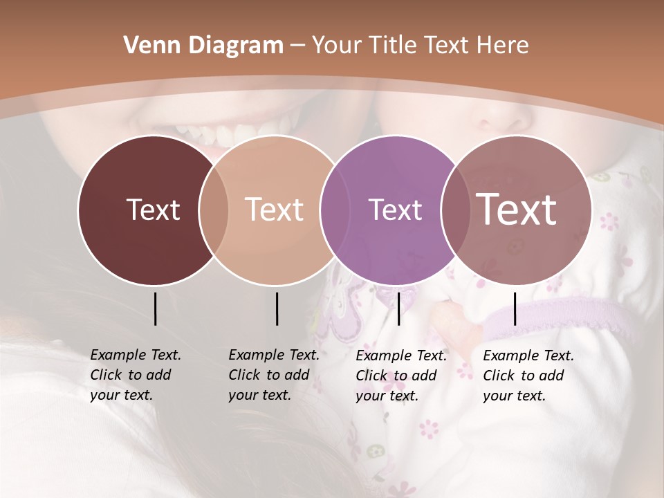 Mother Two Family PowerPoint Template