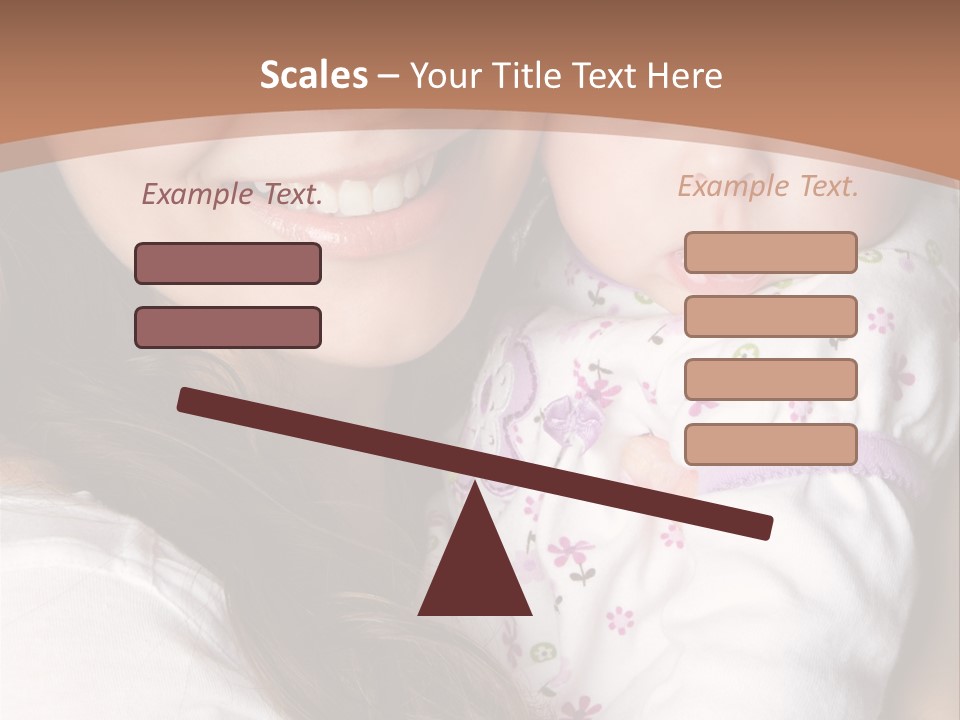 Mother Two Family PowerPoint Template