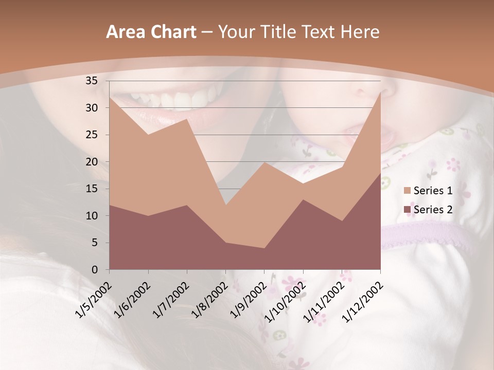 Mother Two Family PowerPoint Template