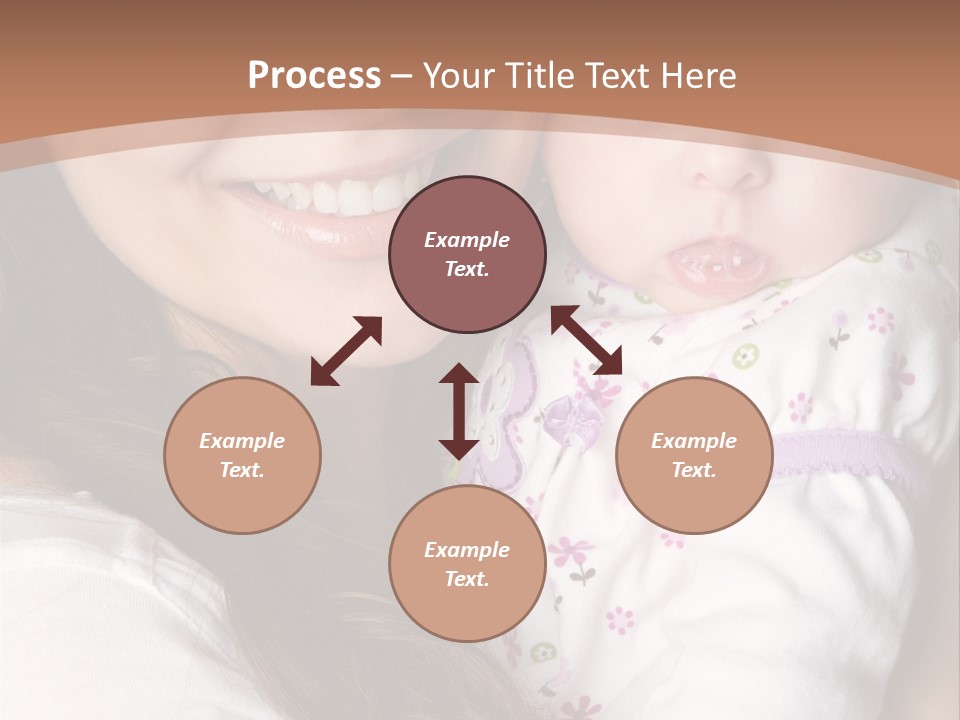 Mother Two Family PowerPoint Template