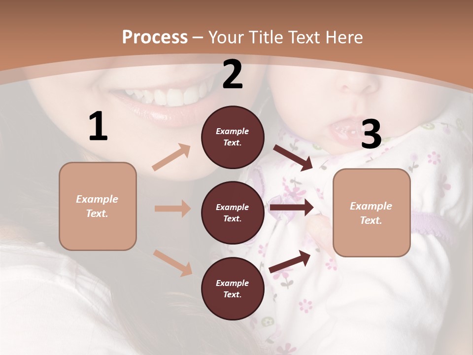 Mother Two Family PowerPoint Template