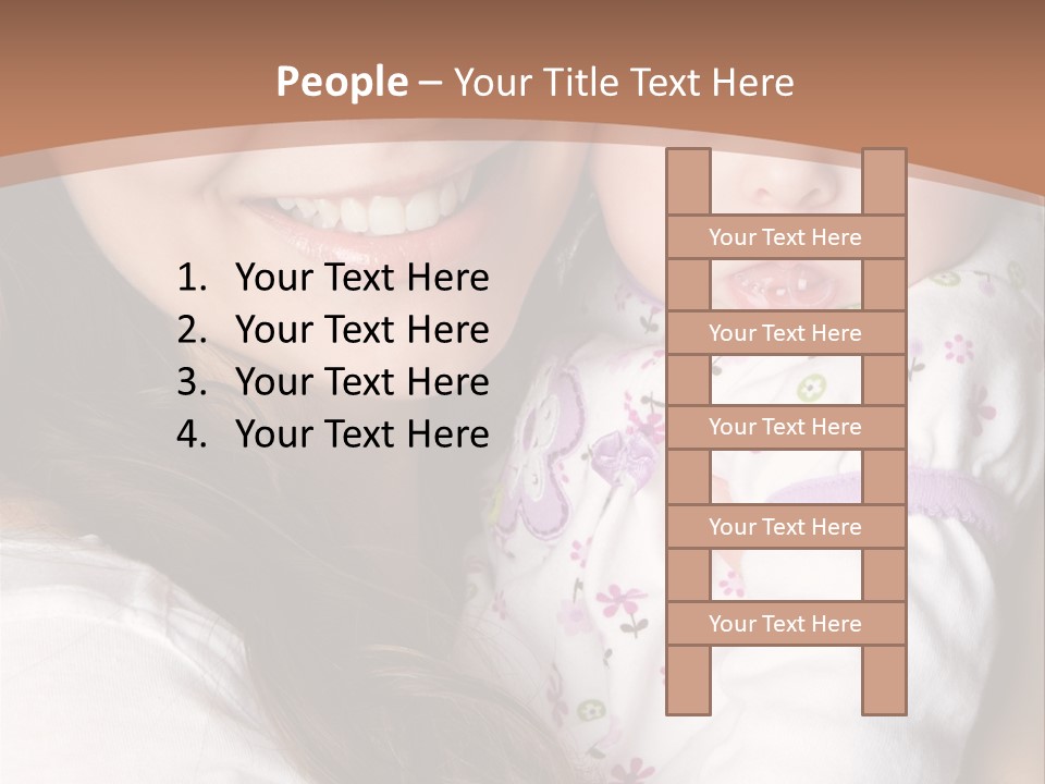 Mother Two Family PowerPoint Template