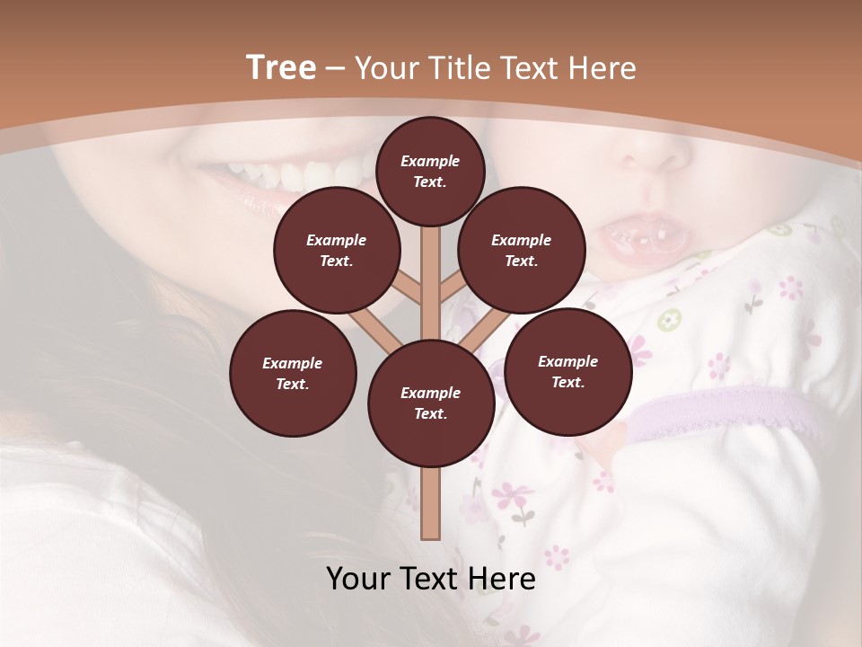 Mother Two Family PowerPoint Template