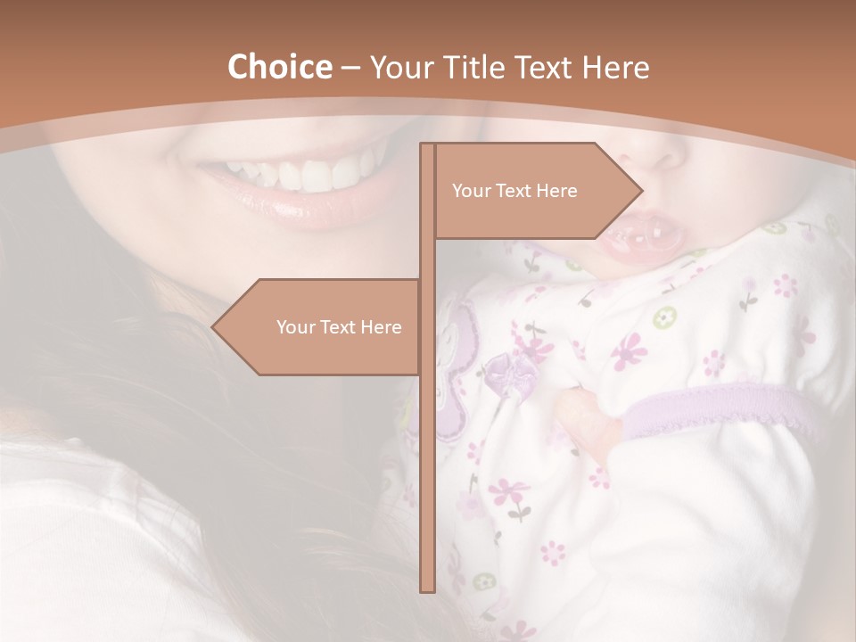 Mother Two Family PowerPoint Template