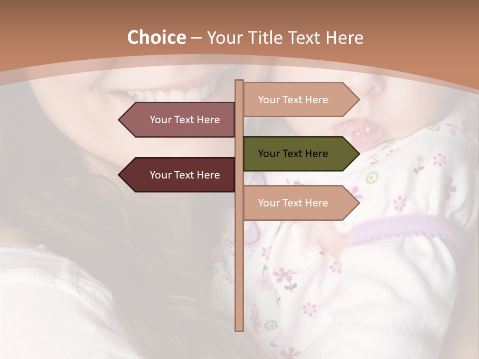 Mother Two Family PowerPoint Template