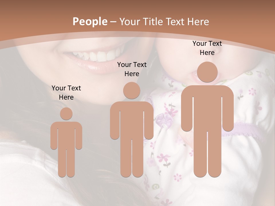 Mother Two Family PowerPoint Template