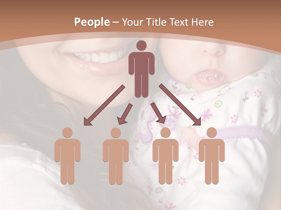 Mother Two Family PowerPoint Template