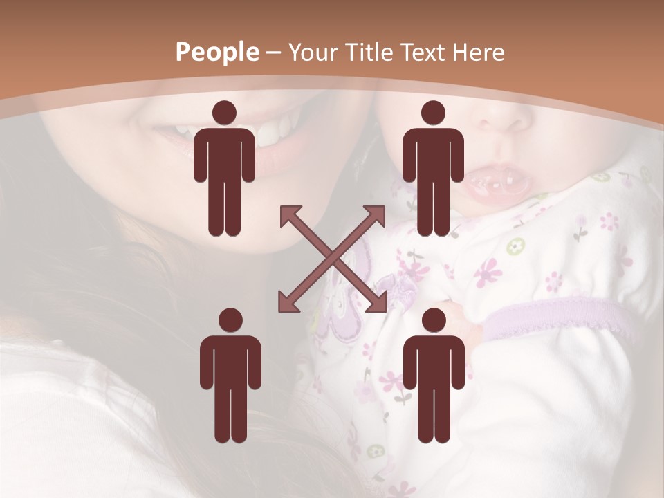 Mother Two Family PowerPoint Template